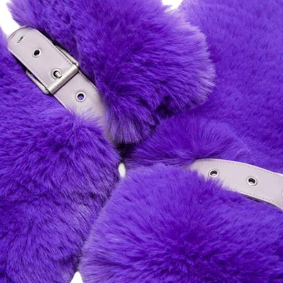 Acne Studios Adjustable Buckle Polyester Gloves Unisex Couple Style Purple. C80207-ADA Lookbook Acne Studios Adjustable Buckle Polyester Gloves Unisex Couple Style Purple. C80207-ADA