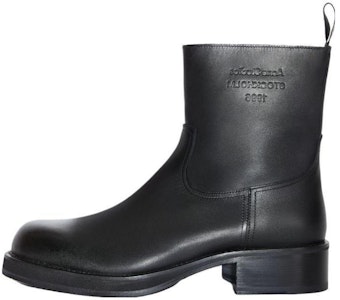 아크네 스튜디오 블랙 레더 앵클 부츠 BD0297-900 Buy 아크네 스튜디오 블랙 레더 앵클 부츠 BD0297-900