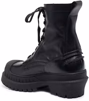Lookbook Acne Studios Ankle Boots 'Black Leather Lace-Up' BD0182-AX0