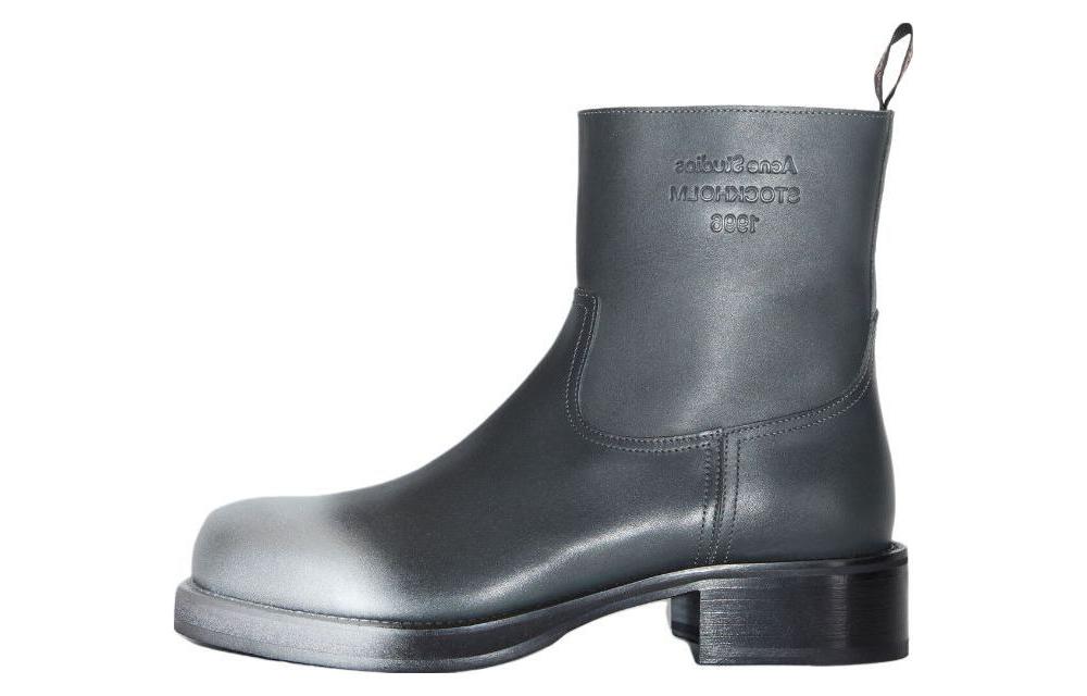 Acne Studios Ankle Boots 'Grey Blue'