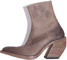 Acne Studios Ankle Leather Boots 'Grey Brown' BD0181-AA5 Acne Studios Ankle Leather Boots 'Grey Brown' BD0181-AA5