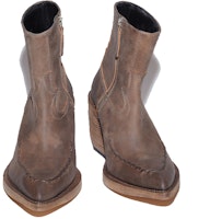 アクネ レザーアンクルブーツ(グレージュ) BD0181-AA5 Lookbook アクネ レザーアンクルブーツ(グレージュ) BD0181-AA5