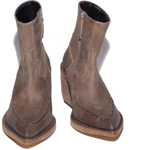 Acne Studios Sepatu Boots Kulit Pendek 'Abu Coklat' BD0181-AA5 Lookbook Acne Studios Sepatu Boots Kulit Pendek 'Abu Coklat' BD0181-AA5