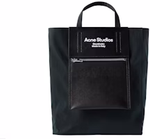 Acne Studios Baker Out Logo Print Tote Bag Black Acne Studios Baker Out Logo Print Tote Bag Black