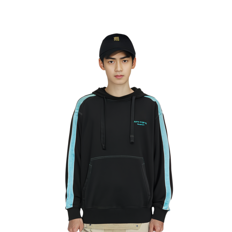 Shop Acne Studios 黑色休闲卫衣 1292158