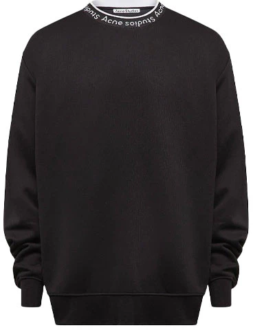 acne-studios-black-crewneck-sweatshirt-with-logo-lettering-on-collar-bi-0078-900