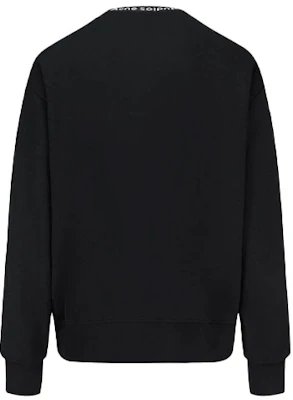 Acne Studios 黑色圓領衛衣,領口飾有字母標誌 BI0078-900 Lookbook Acne Studios 黑色圓領衛衣,領口飾有字母標誌 BI0078-900