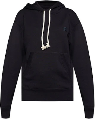 Acne Studios 黑色刺绣笑脸抽绳连帽衫 男女同款. CI0075-900 Buy Acne Studios 黑色刺绣笑脸抽绳连帽衫 男女同款. CI0075-900