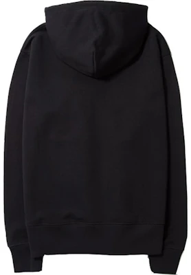 Acne Studios 黑色刺绣笑脸抽绳连帽衫 男女同款. CI0075-900 Lookbook Acne Studios 黑色刺绣笑脸抽绳连帽衫 男女同款. CI0075-900