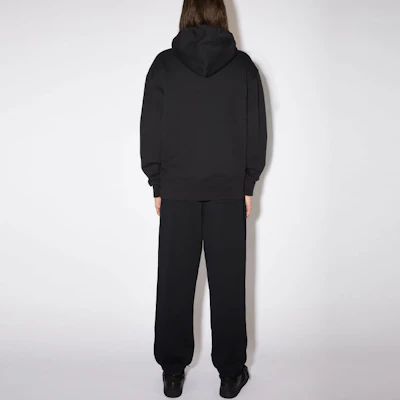 Acne Studios 黑色刺绣笑脸抽绳连帽衫 男女同款. CI0075-900 Purchase Acne Studios 黑色刺绣笑脸抽绳连帽衫 男女同款. CI0075-900