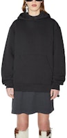 Acne Studios Black Hoodie with Back Graphic Print BI0147-900 Acne Studios Black Hoodie with Back Graphic Print BI0147-900