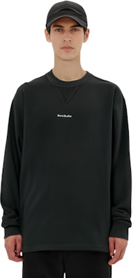 Acne Studios Black Logo Cotton Sweatshirt BI0138-900 Purchase Acne Studios Black Logo Cotton Sweatshirt BI0138-900