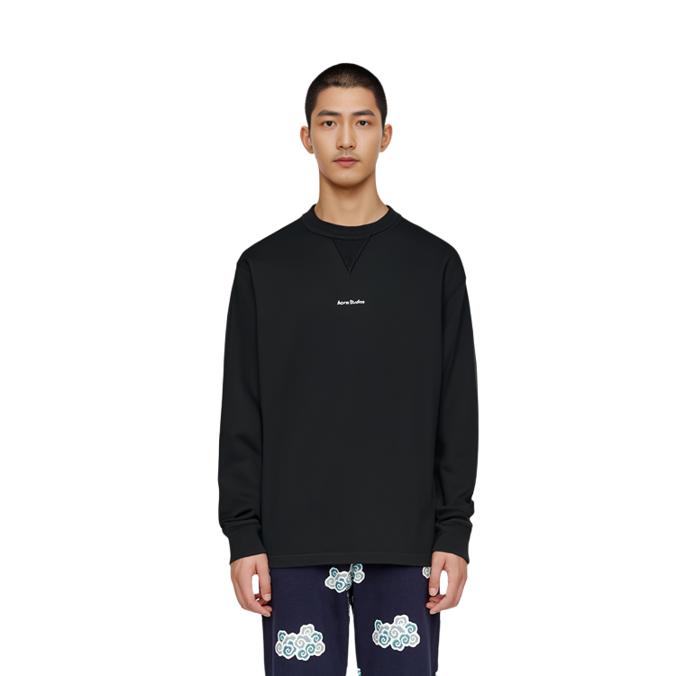 Details for Acne Studios 黑色标志棉质卫衣 BI0138-900