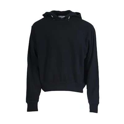 Acne Studios Black Logo Hooded Sweatshirt BI0093-900