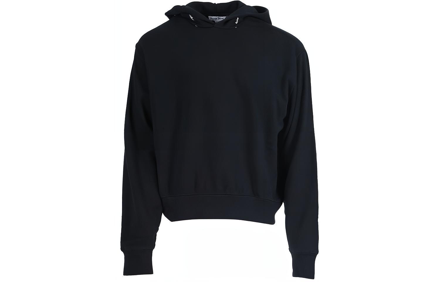 Order Acne Studios Black Logo Hooded Sweatshirt BI0093-900