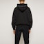 Shop Acne Studios Black Logo Hooded Sweatshirt BI0093-900