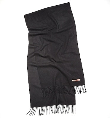 아크네 스튜디오 블랙 캐시미어 스카프 좁은 프린지 유니섹스 CA0156-900 Order 아크네 스튜디오 블랙 캐시미어 스카프 좁은 프린지 유니섹스 CA0156-900