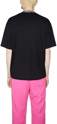 아크네 스튜디오 블랙 크루넥 반팔 티셔츠 BL0221-BLACK Purchase 아크네 스튜디오 블랙 크루넥 반팔 티셔츠 BL0221-BLACK