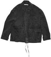 Acne Studios Black Slim-Fit Multi-Pocket Zip Jacket B90721-900 Acne Studios Black Slim-Fit Multi-Pocket Zip Jacket B90721-900