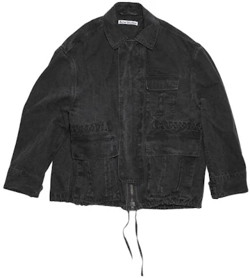 Acne Studios 黑色修身多口袋拉鍊夾克 B90721-900 Buy Acne Studios 黑色修身多口袋拉鍊夾克 B90721-900