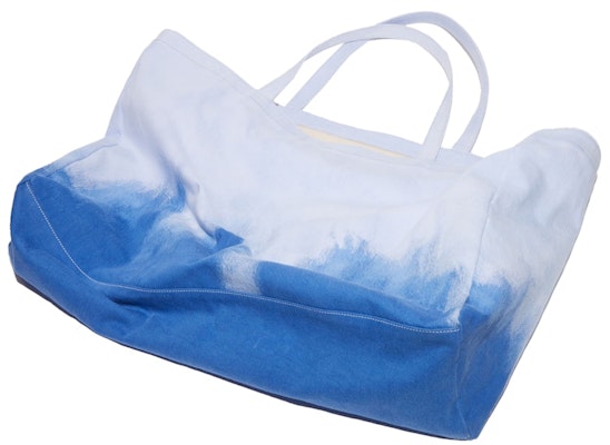 Acne Studios 漂白丹寧藍色/多色托特包 Order Acne Studios 漂白丹寧藍色/多色托特包