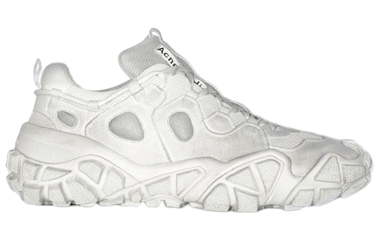 Order Acne Studios Bolzter Tumbled '白色' 运动鞋 BD0131-100