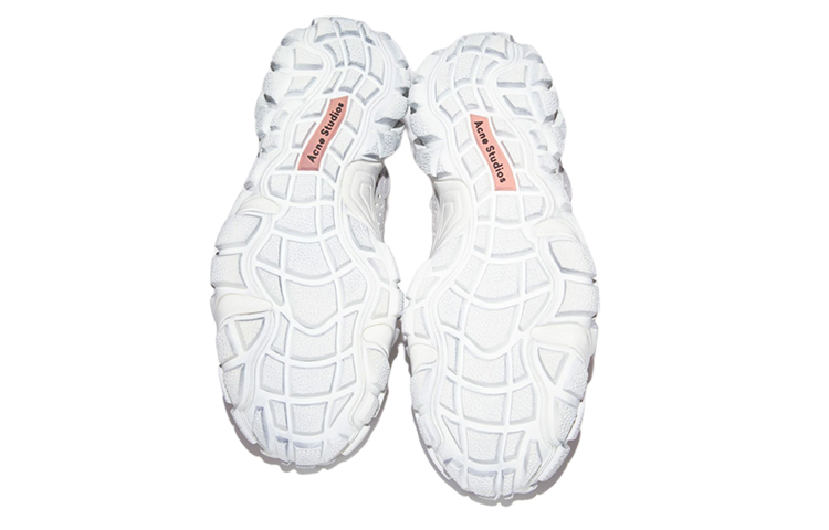Shop Acne Studios Bolzter Tumbled '白色' 运动鞋 BD0131-100