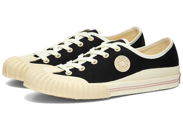 Acne Studios Brady Low 'Black Canvas' 圖 3