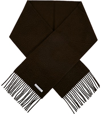 Acne Studios Selendang Lelaki Coklat Wool dengan Huruf Solid CA0283AA5 Shop Acne Studios Selendang Lelaki Coklat Wool dengan Huruf Solid CA0283AA5