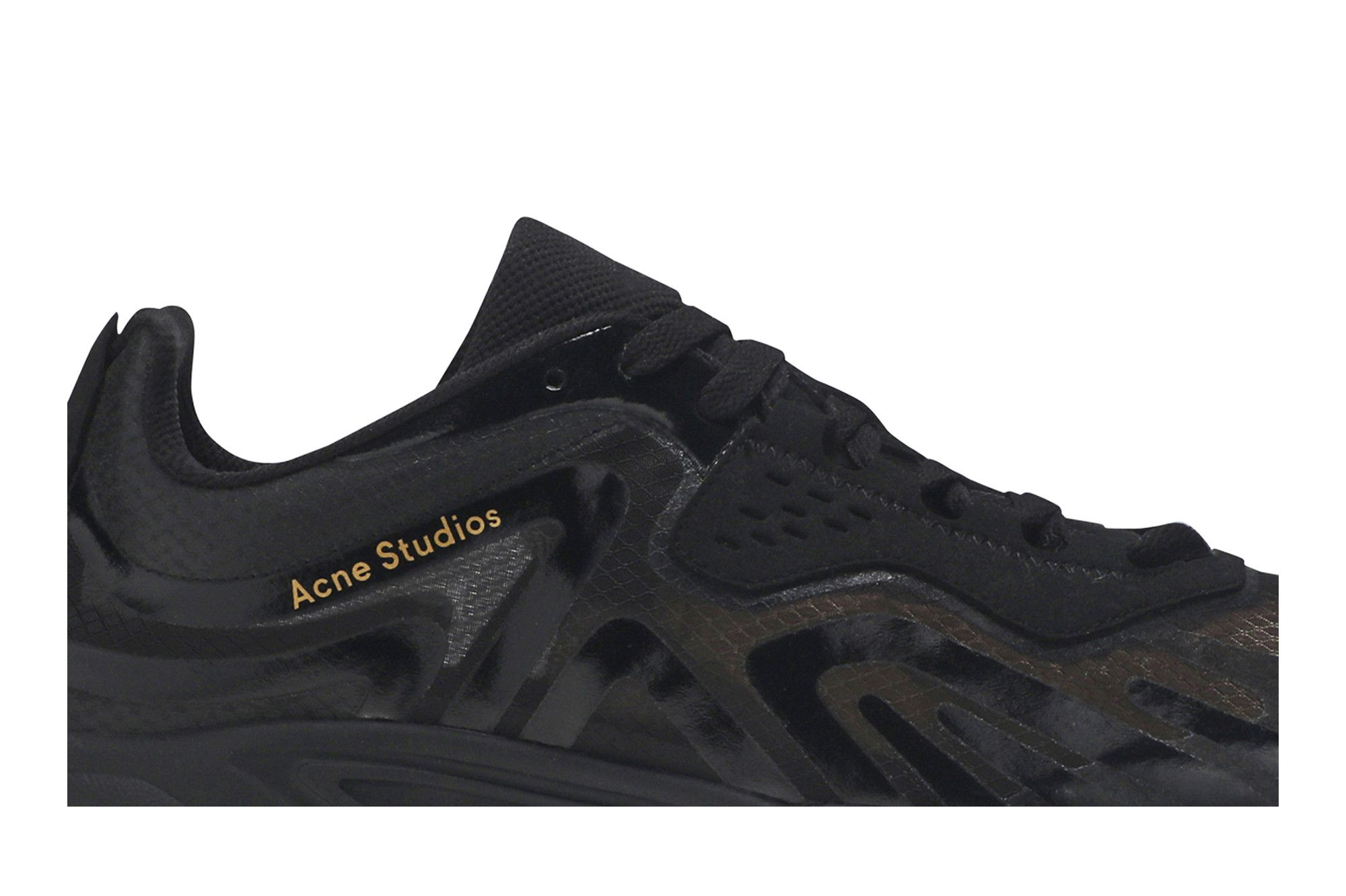 Order Acne Studios Buzz Ripstop Trail 'Transparan - Hitam Pekat' BD0094-AKB