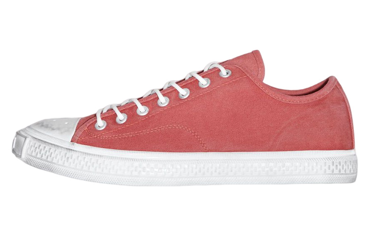 Acne Studios Canvas Low-Top 'Distressed Cherry Red' BD0225-AQJ