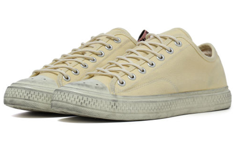Acne Studios Canvas Low Top 'Distressed Yellow' 圖 3