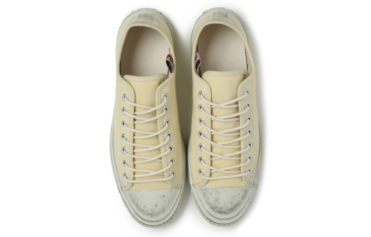 Acne Studios Canvas Low Top 'Distressed Yellow' 圖 4