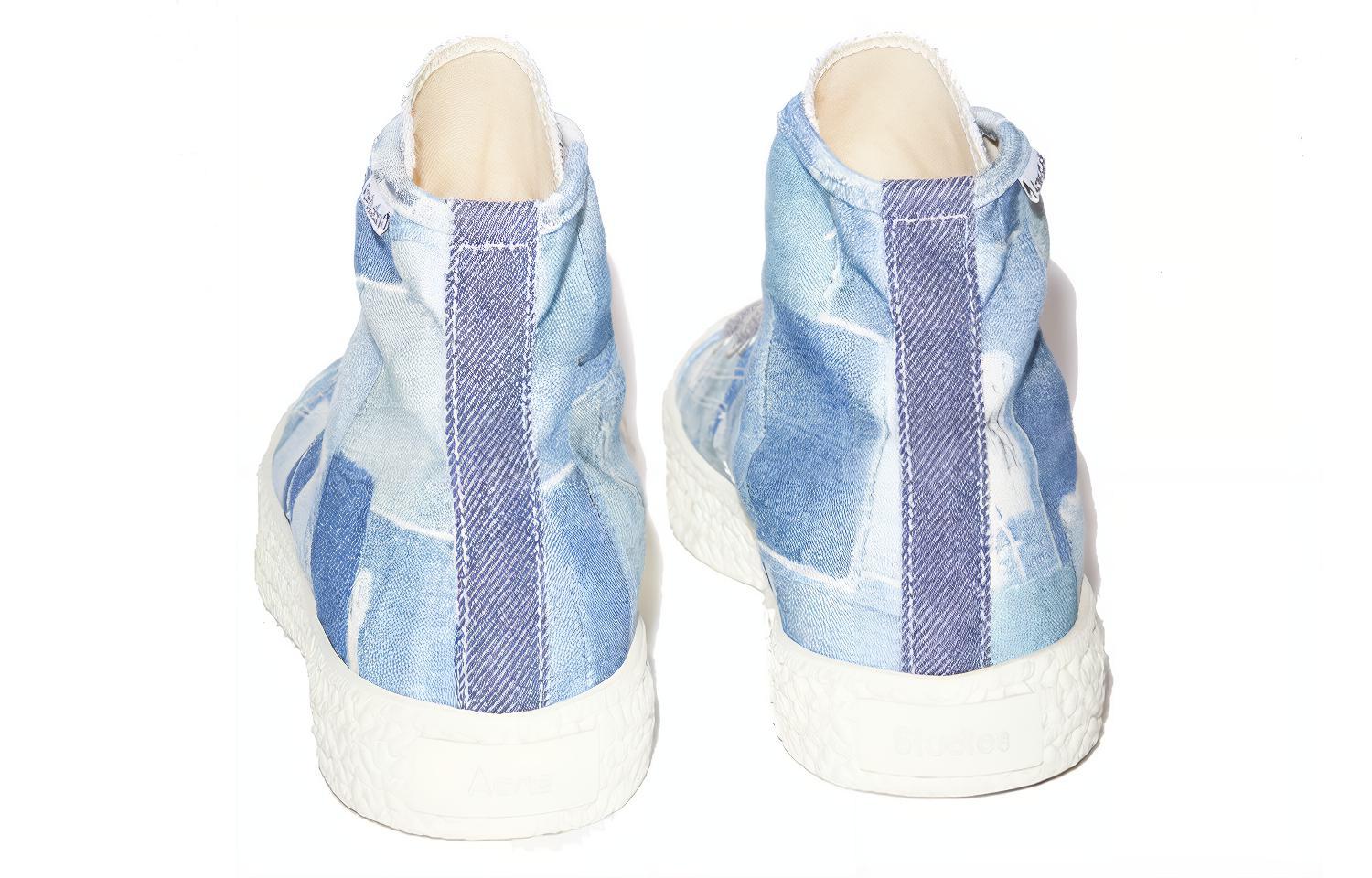 Acne Studios Canvas Sneakers 'Blue' 圖 4
