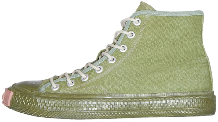 Acne Studios Canvas Sneakers 'Green Fashion' BD0226-AB7 Buy Acne Studios Canvas Sneakers 'Green Fashion' BD0226-AB7