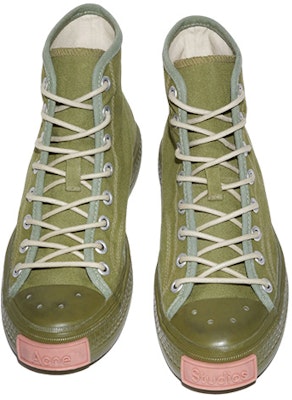 Acne Studios Canvas Sneakers 'Green Fashion' BD0226-AB7 Order Acne Studios Canvas Sneakers 'Green Fashion' BD0226-AB7