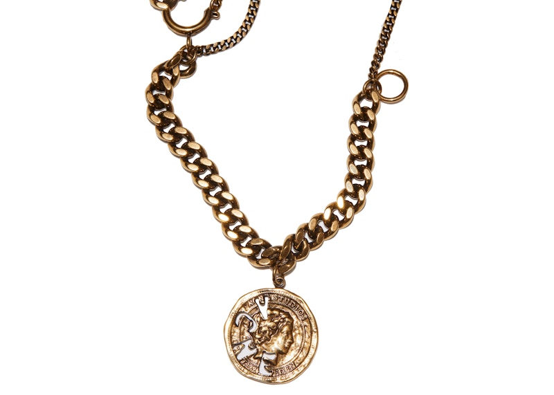 Order Acne Studios 狗鏈手鍊仿古金色