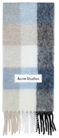 Acne Studios Check Logo Alpaca Wool Scarf Unisex Colorful Couple Design. CA0084DIB Acne Studios Check Logo Alpaca Wool Scarf Unisex Colorful Couple Design. CA0084DIB