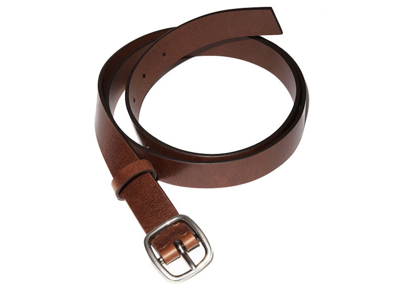 Acne Studios Classic Leather Belt Brown