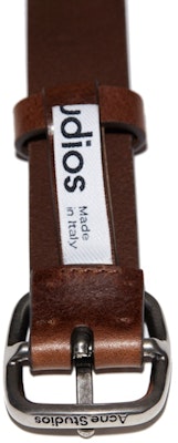 Acne Studios 經典棕色皮革腰帶 Order Acne Studios 經典棕色皮革腰帶