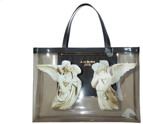 Acne Studios 黑色透明印花托特包 Buy Acne Studios 黑色透明印花托特包