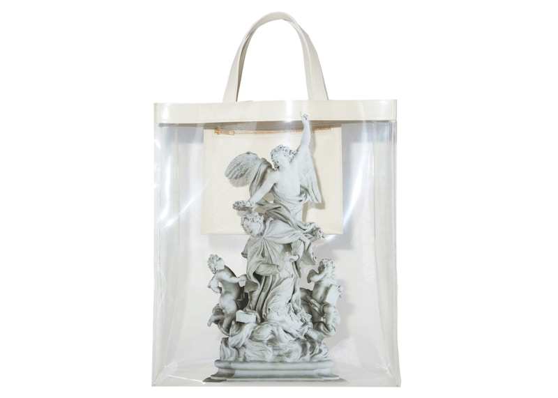Acne Studios Clear Print Tote Bag Transparent