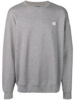 Acne Studios Crewneck Oversized Cotton Sweatshirt Unisex Grey CI0010-X92 Acne Studios Crewneck Oversized Cotton Sweatshirt Unisex Grey CI0010-X92