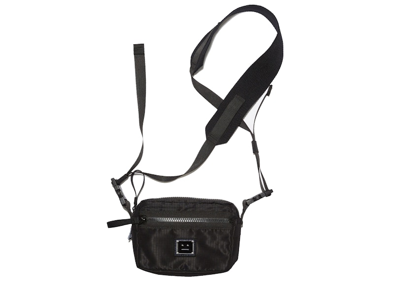 Acne Studios Crossbody Face Bag Black
