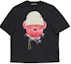 Order Acne Studios Face Bear Cetak Uniseks Hitam Krew Leher T-Shirt. CL0291-900