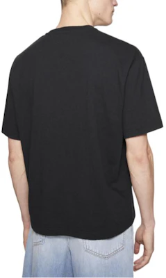 Acne Studios Face Bear Cetak Uniseks Hitam Krew Leher T-Shirt. CL0291-900 Lookbook Acne Studios Face Bear Cetak Uniseks Hitam Krew Leher T-Shirt. CL0291-900