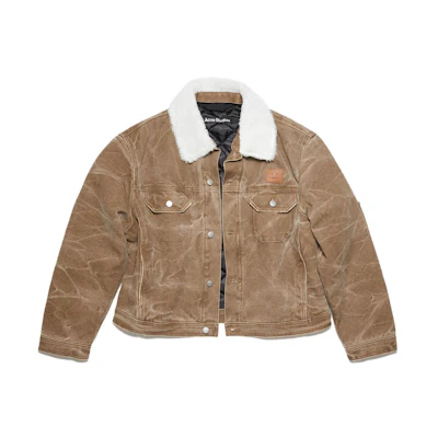 Acne Studios Face Brown Relaxed Fit Casual Jacket for Men. C90161-ALL