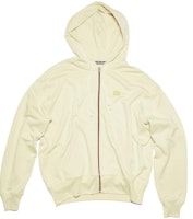 Acne Studios Face Collection Solid Zip-Up Drawstring Hoodie Unisex Beige. CI0130-AN9 Acne Studios Face Collection Solid Zip-Up Drawstring Hoodie Unisex Beige. CI0130-AN9