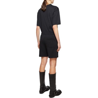 Acne Studios Face Cotton Drawstring Relaxed Shorts Unisex Black CE0061-900 Shop Acne Studios Face Cotton Drawstring Relaxed Shorts Unisex Black CE0061-900