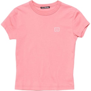 Acne Studios Face Crystal Crewneck Unisex T-Shirt Merah Jambu CL0288-CKQ Buy Acne Studios Face Crystal Crewneck Unisex T-Shirt Merah Jambu CL0288-CKQ